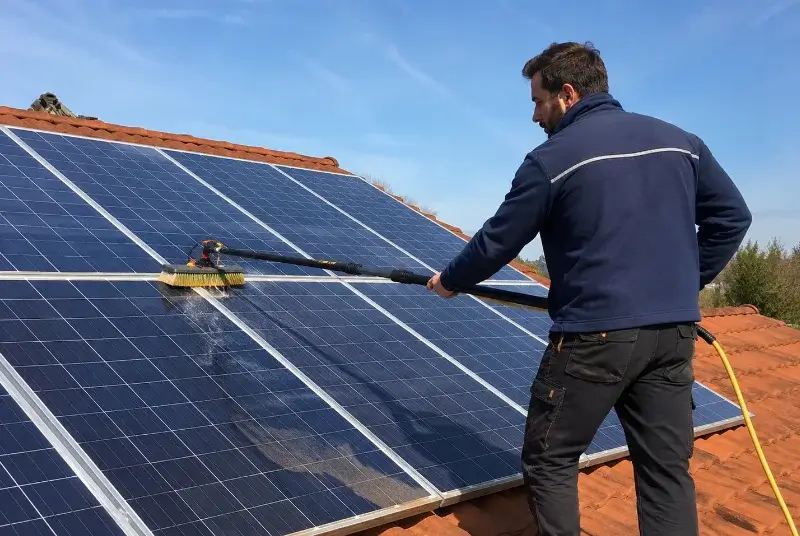 Nettoyage et entretien de panneaux solaires à Renneville