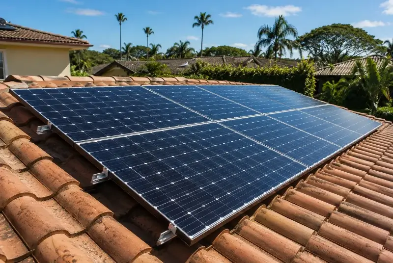 Installation de panneaux solaires à Renneville